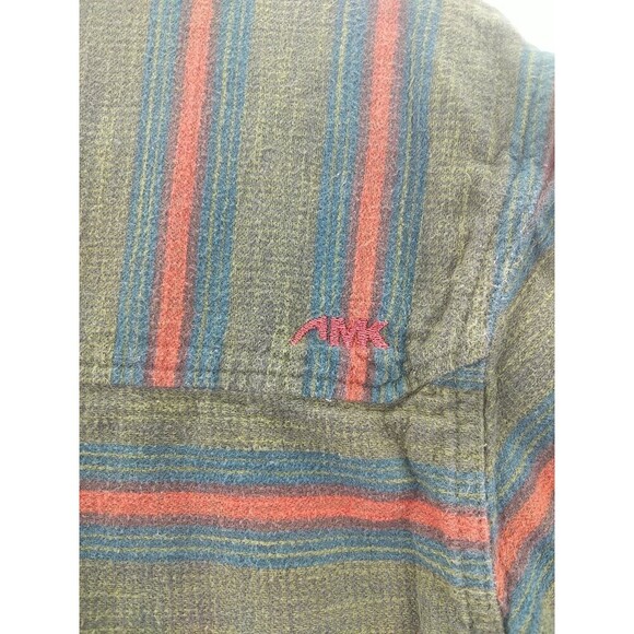 Mountain Khakis Horizontal Striped Mens Medium Long Sleeve Button Up Shirt - Picture 10 of 10